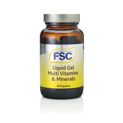 Liquid Gel Multi Vitamins & Minerals-60 Capsules