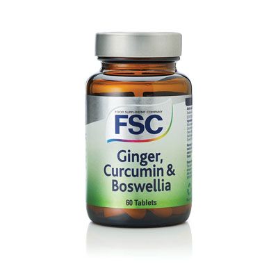 Ginger, Curcumin & Boswellia-60 Tablets