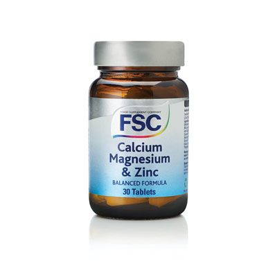 Calcium, Magnesium & Zinc-30 Tablets