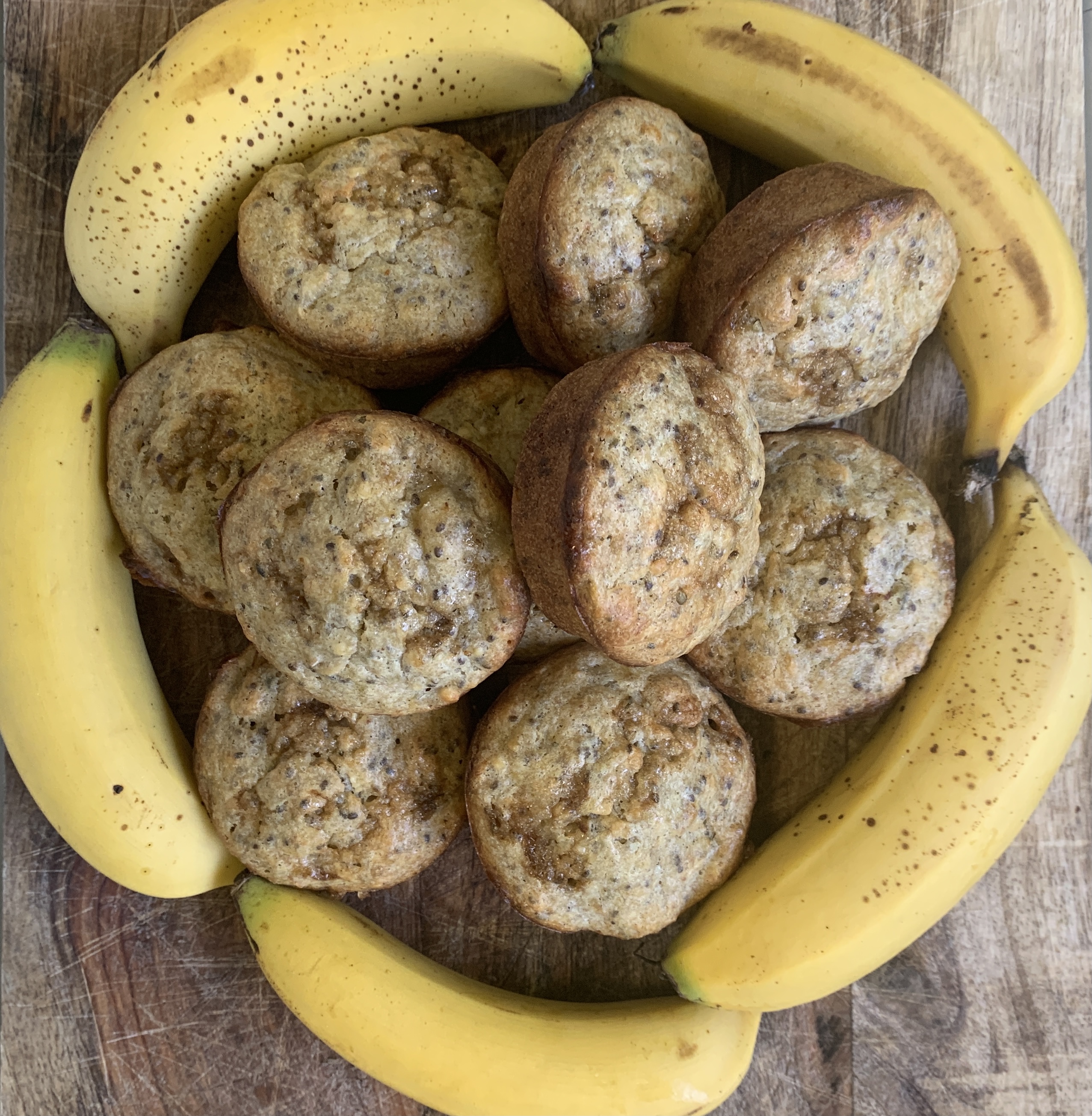 Healthy Banana Muffins