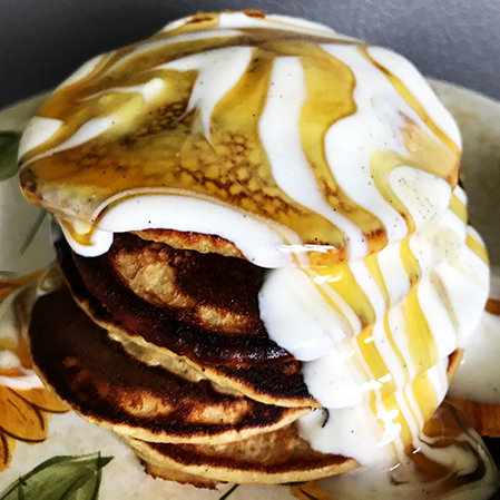 Banana Protein Pancakes