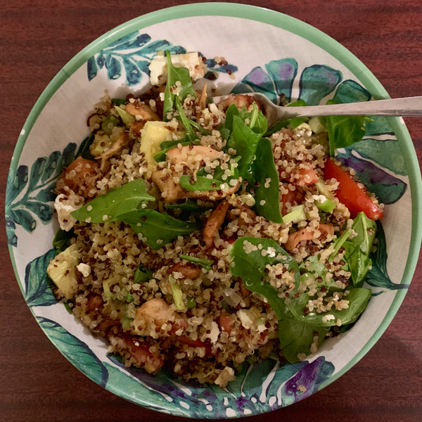 Recipe: Leftover roast chicken quinoa salad